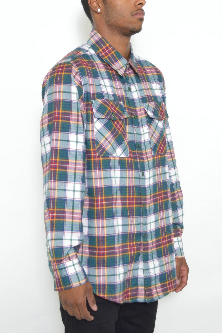 Full Plaid Checkered Flannel