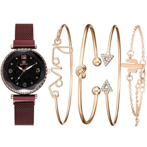 Heily - Luxury set of bracelets and watches