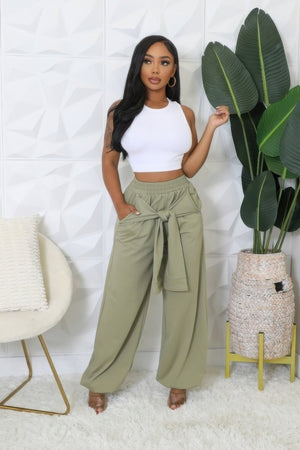 High-waisted Stretch Pants