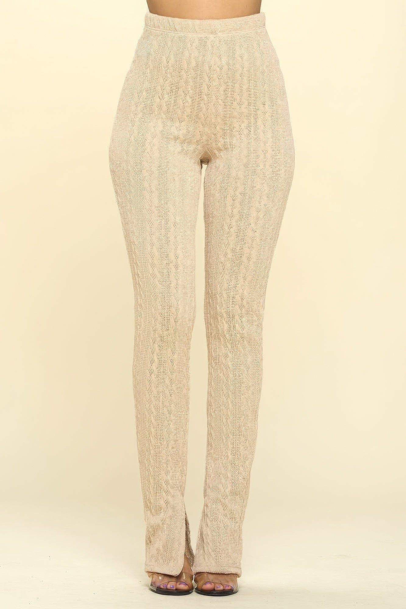 Knit High Rise Leggings