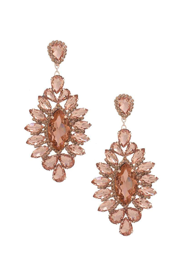 Marquise Rhinestone Dangle Earring