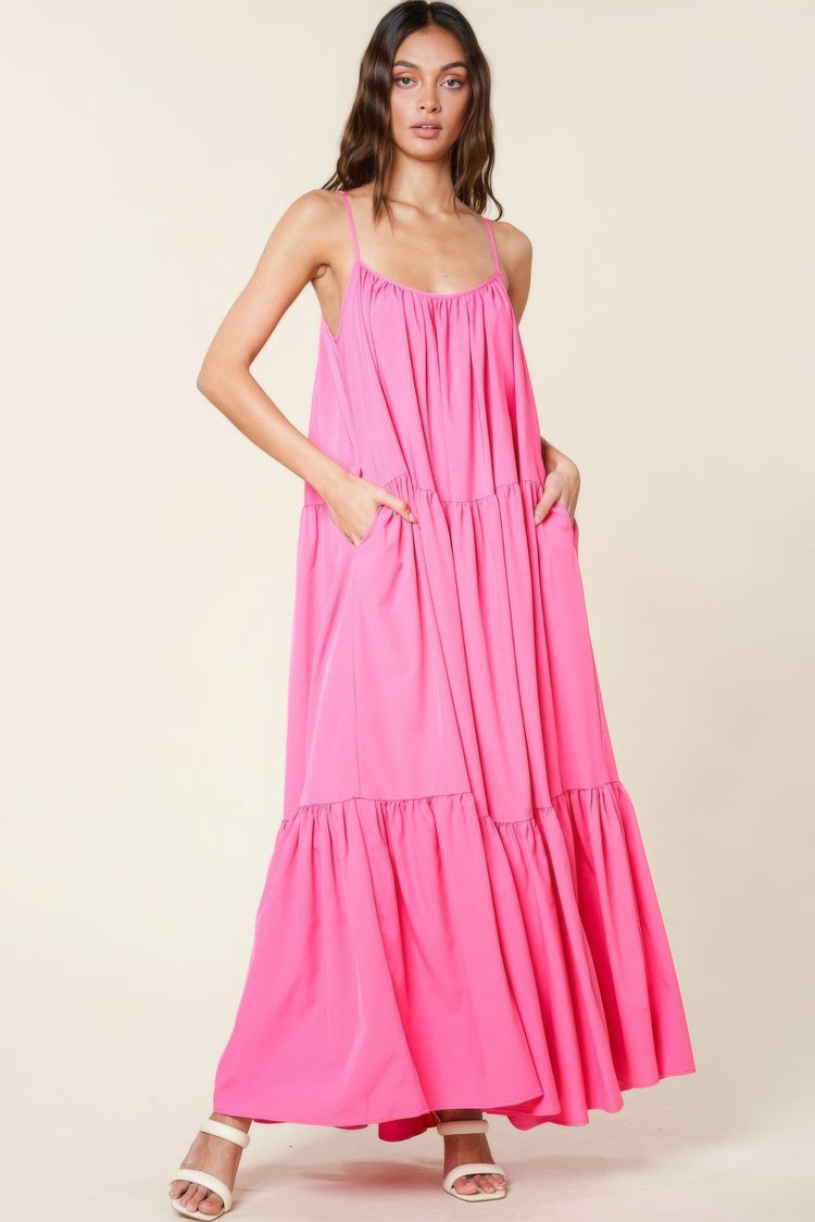 Maxi Sun Dress With Pockets