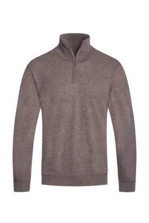 Mens Knit Quarter Zip Sweater