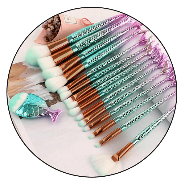 MermaidS - Make-up brushes set