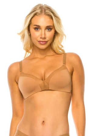 Mesh Band No Wire Bra