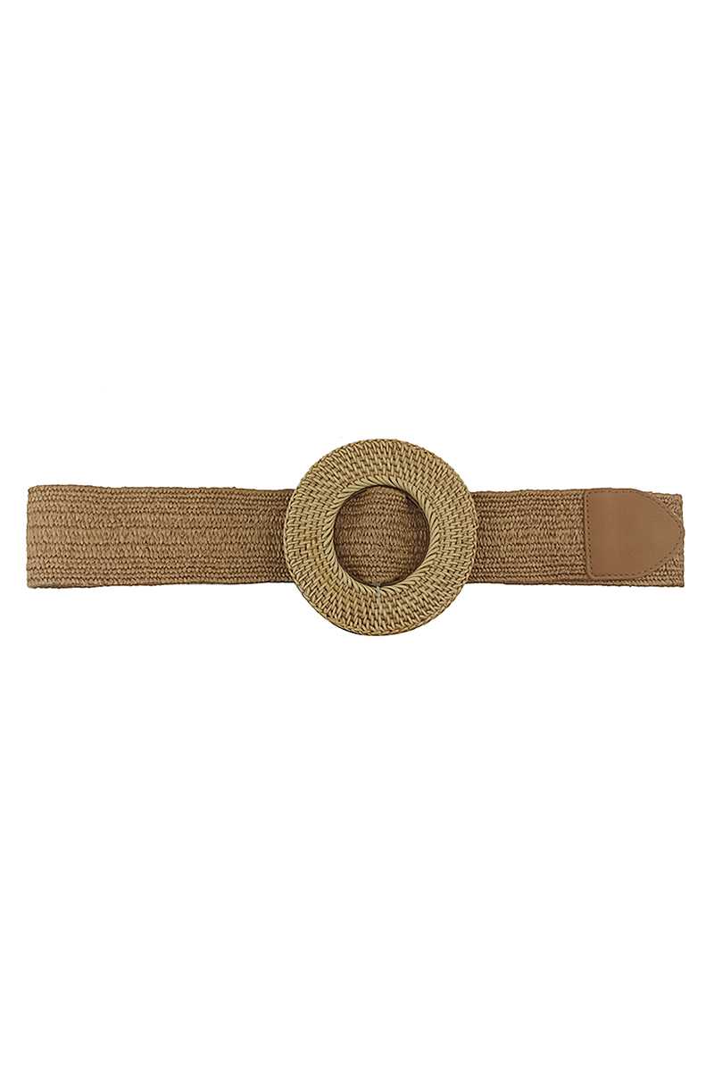 Modern Straw Round Belt