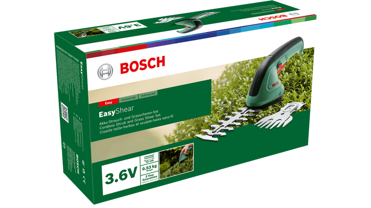 New Genuine Bosch 0600833303 Shear Cordless Shrub Shear