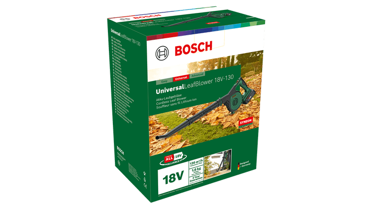 New Genuine Bosch 06008A0600 UniversalLeafBlower 18V-130 Cordless Leaf Blower