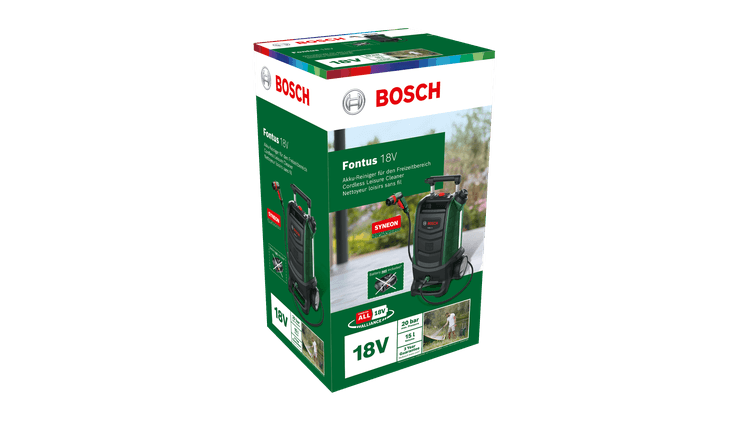 New Genuine Bosch 06008B6102 Fontus 18V Cordless Outdoor Cleaners