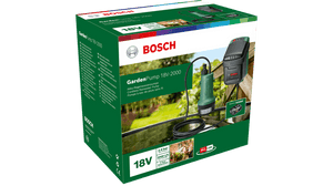 New Genuine Bosch 06008C4202 GardenPump 18V-2000 Cordless Rainwater Pumps