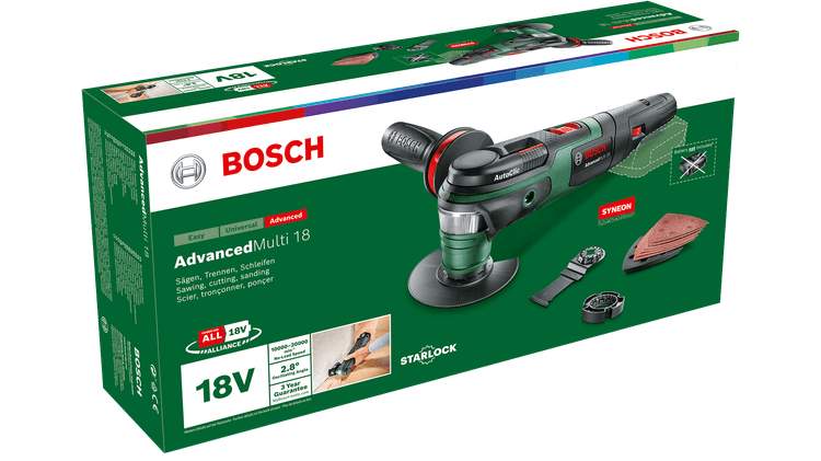 New Genuine Bosch 0603104000 Multi 18 Cordless Multifunction Tool