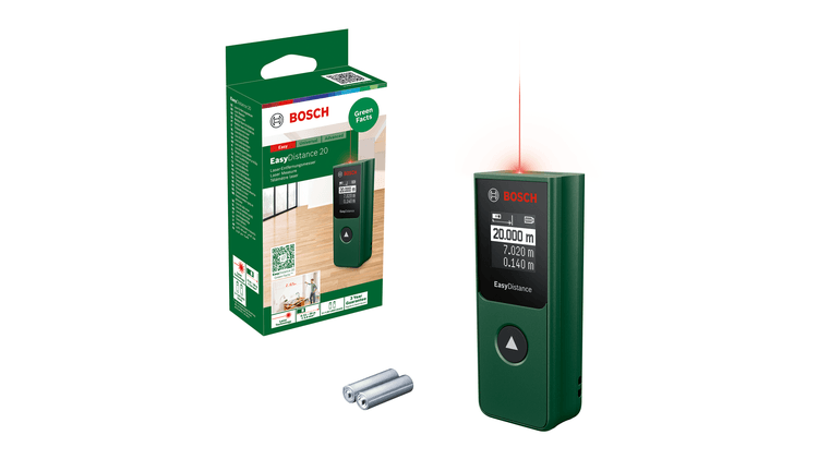 New Genuine Bosch 0603672A00 Distance 20 Digital Laser Measure