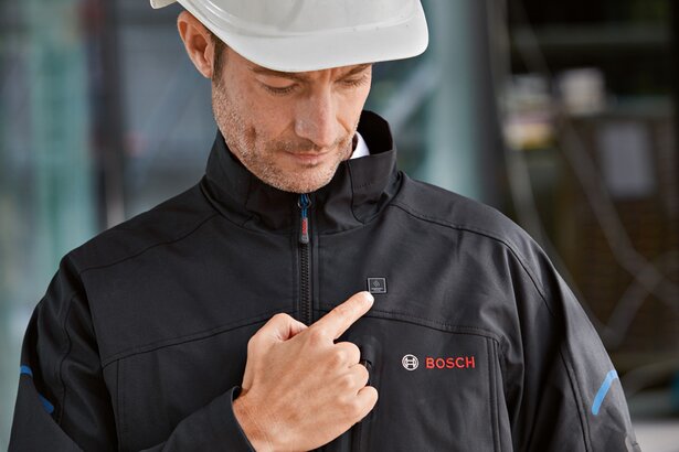 New Genuine Bosch 06188000DX GHJ 12+18V XA S Professional Heated Jacket