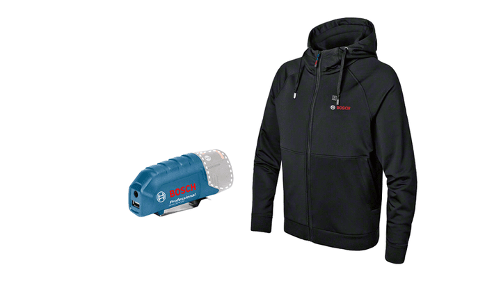 New Genuine Bosch 06188000ER GHH 12+18V XA M Professional Heated Hoodie