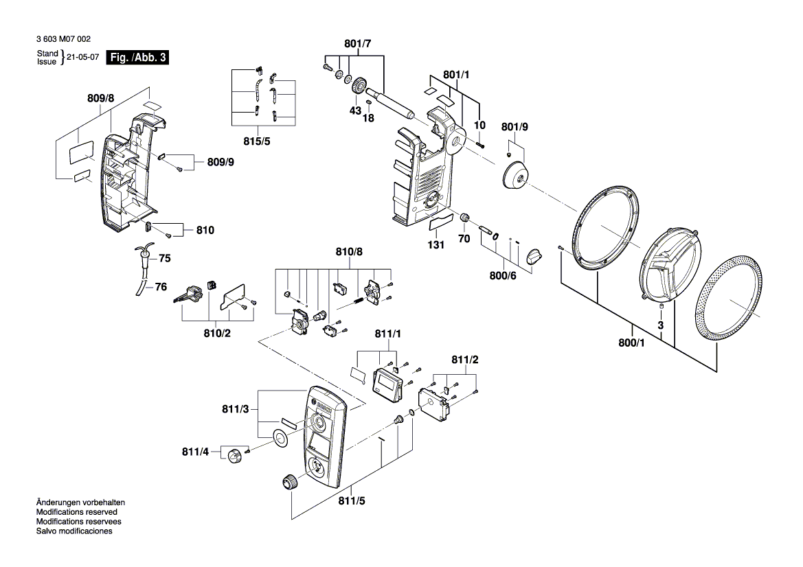 New Genuine Bosch 1600A000TV Clamping Lever