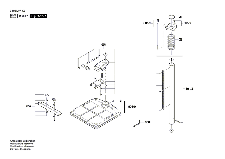 New Genuine Bosch 1600A000U5 Switch