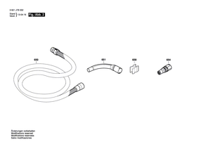 New Genuine Bosch 1600A001P4 Nameplate