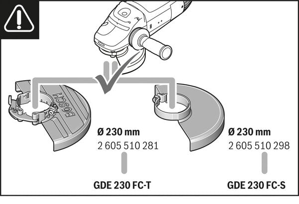 New Genuine Bosch 1600A003DL GDE 230 FC-S Professional System Accessories