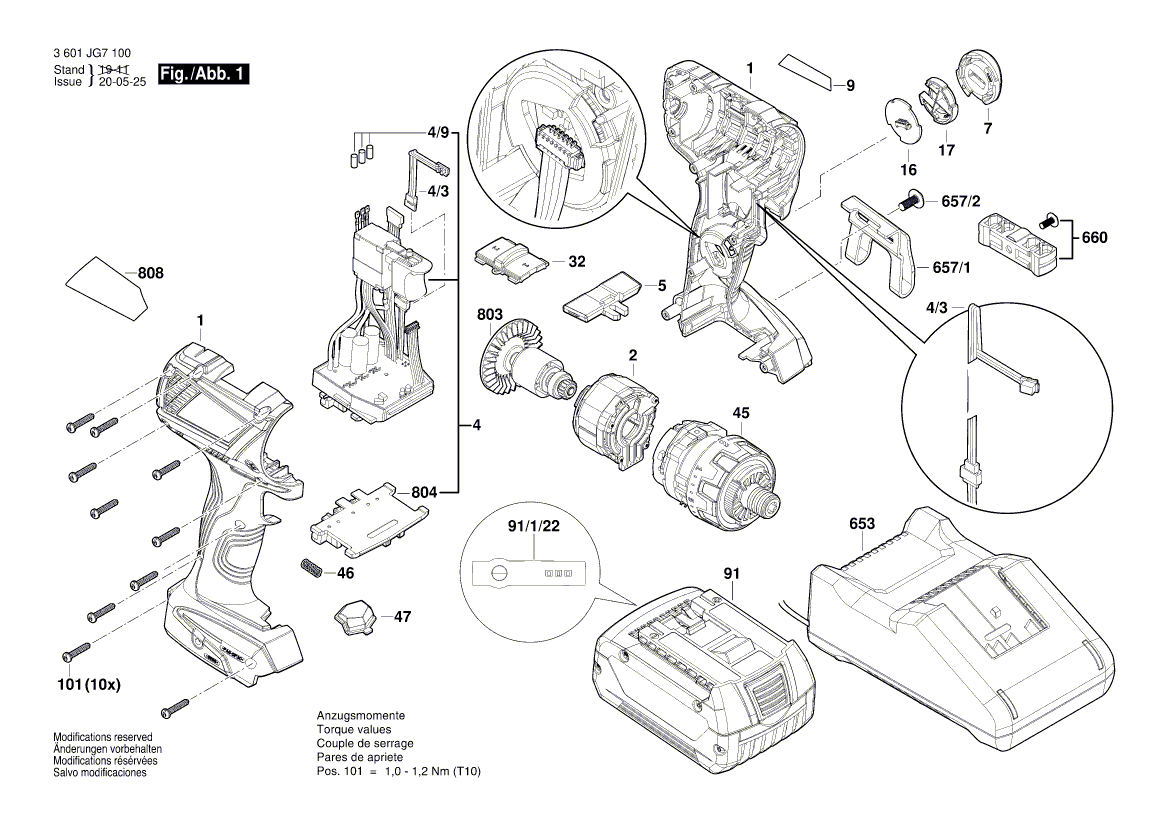 New Genuine Bosch 1600A00RR2 Right-angle attachment