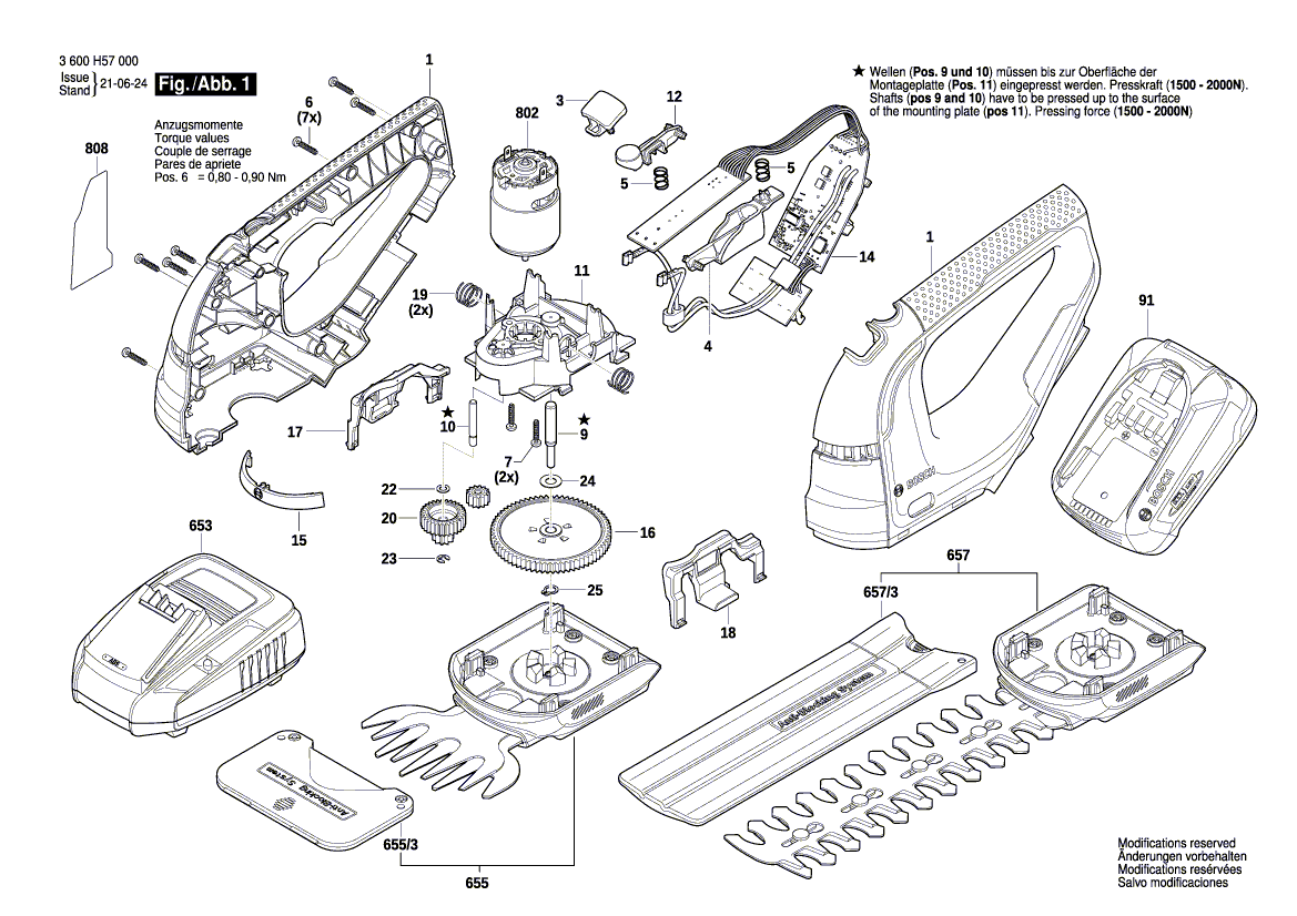 New Genuine Bosch 1600A021EE Printed-Board Assembly