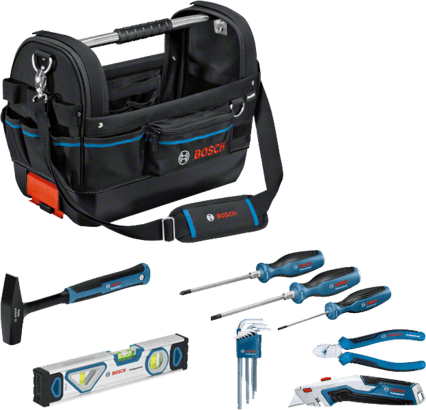 New Genuine Bosch 1600A02H5B GWT 20 and Hand Tools Set Professional Combo Kit