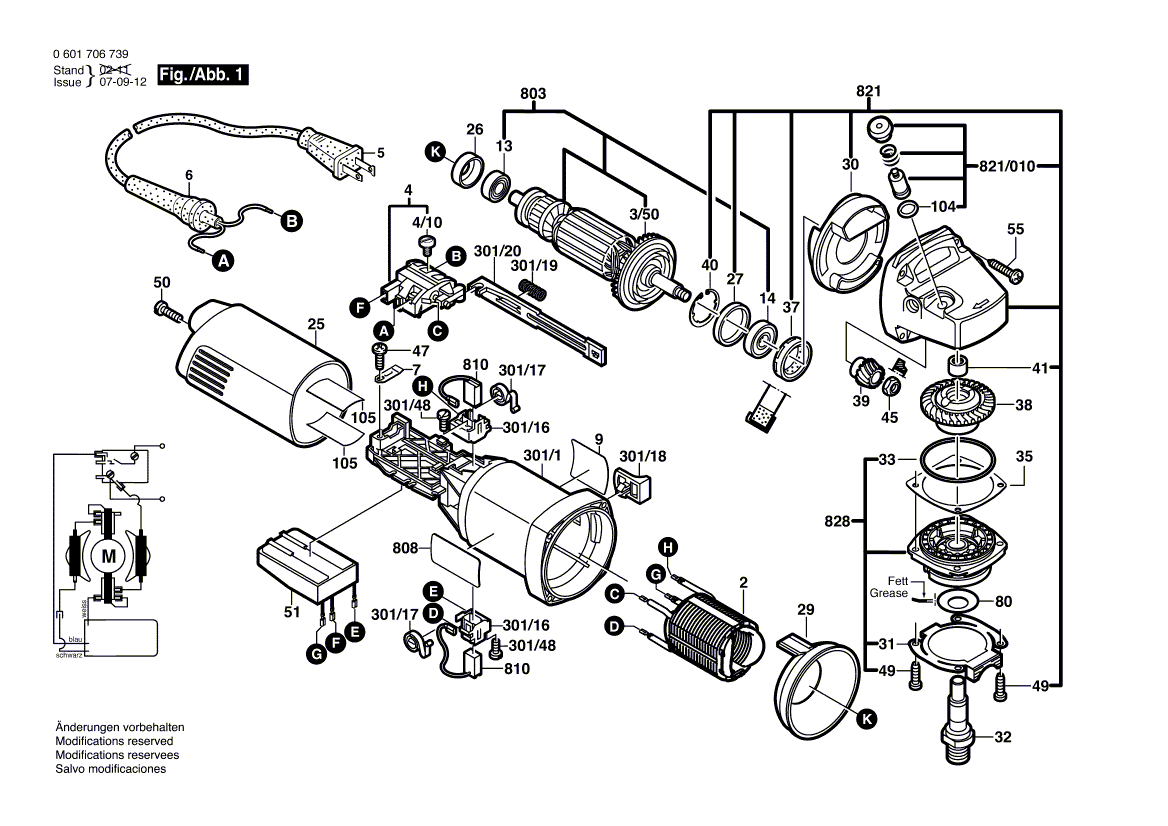 New Genuine Bosch 1604220307 Field