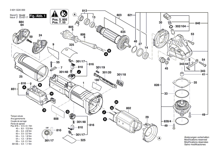 New Genuine Bosch 1607000EJ4 Armature assembly