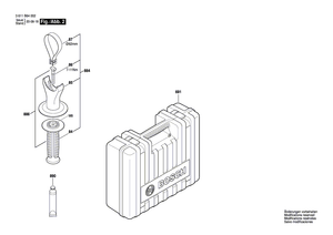 New Genuine Bosch 1607000F30 Auxiliary Handle