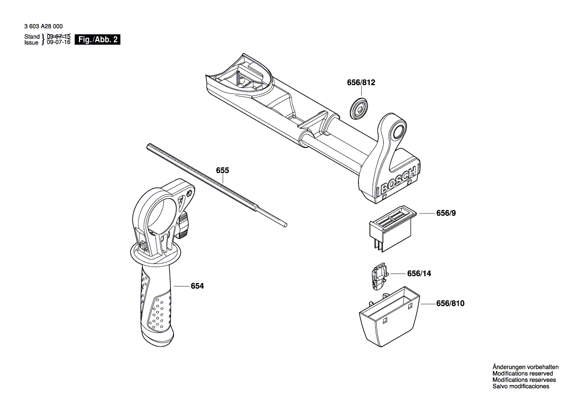 New Genuine Bosch 1607200503 Switch