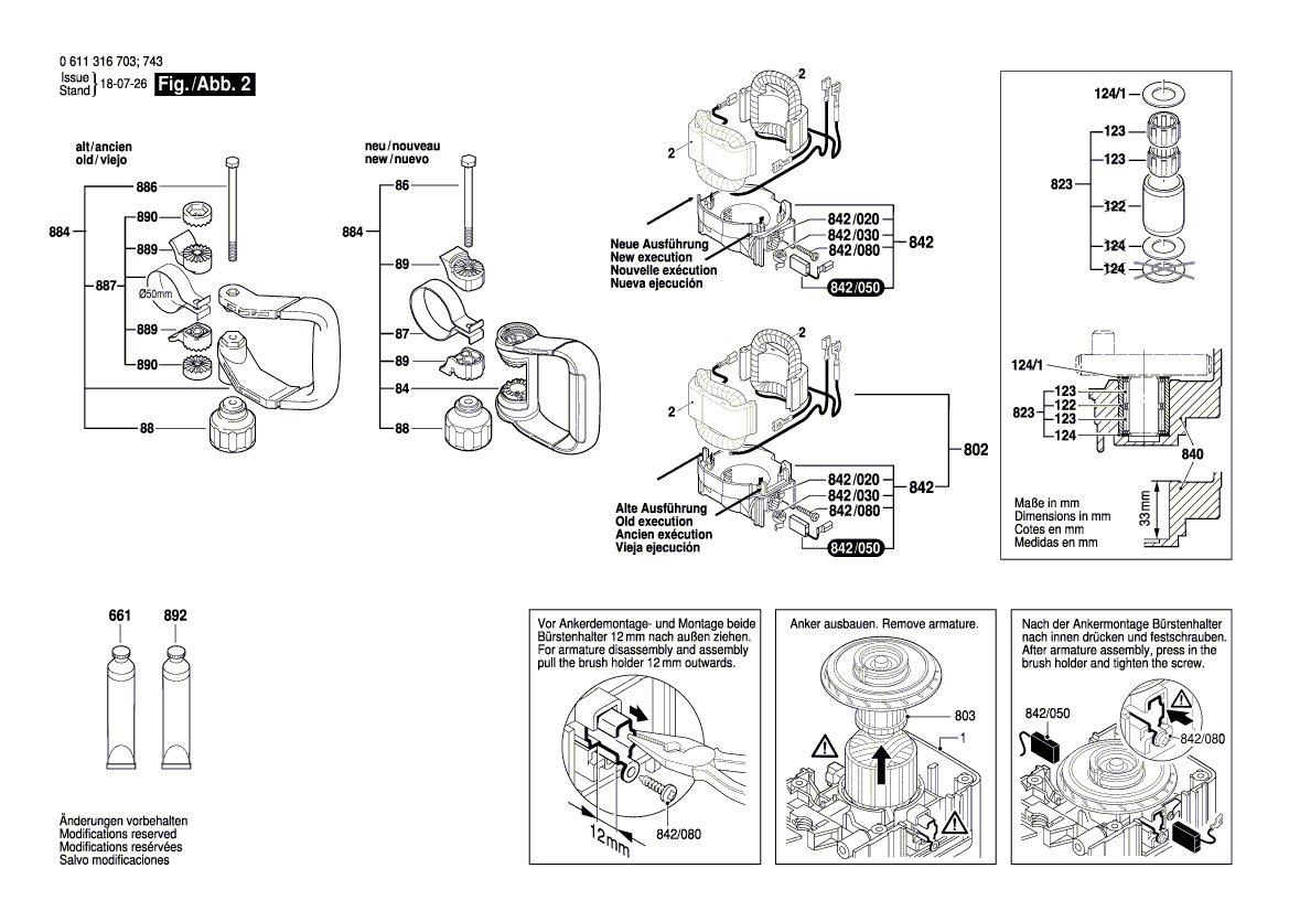 New Genuine Bosch 16072335CV Speed governor