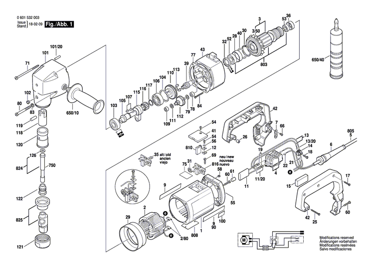 New Genuine Bosch 1607328034 Suppression Filter