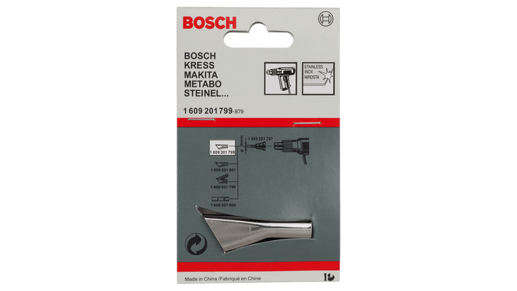 New Genuine Bosch 1609201799 Heat Gun Slot Nozzle For heat guns