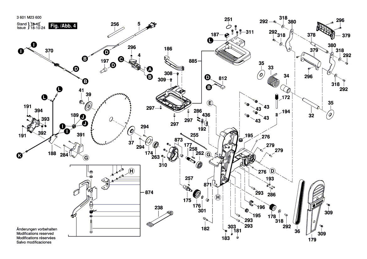 New Genuine Bosch 1609B00263 Screw