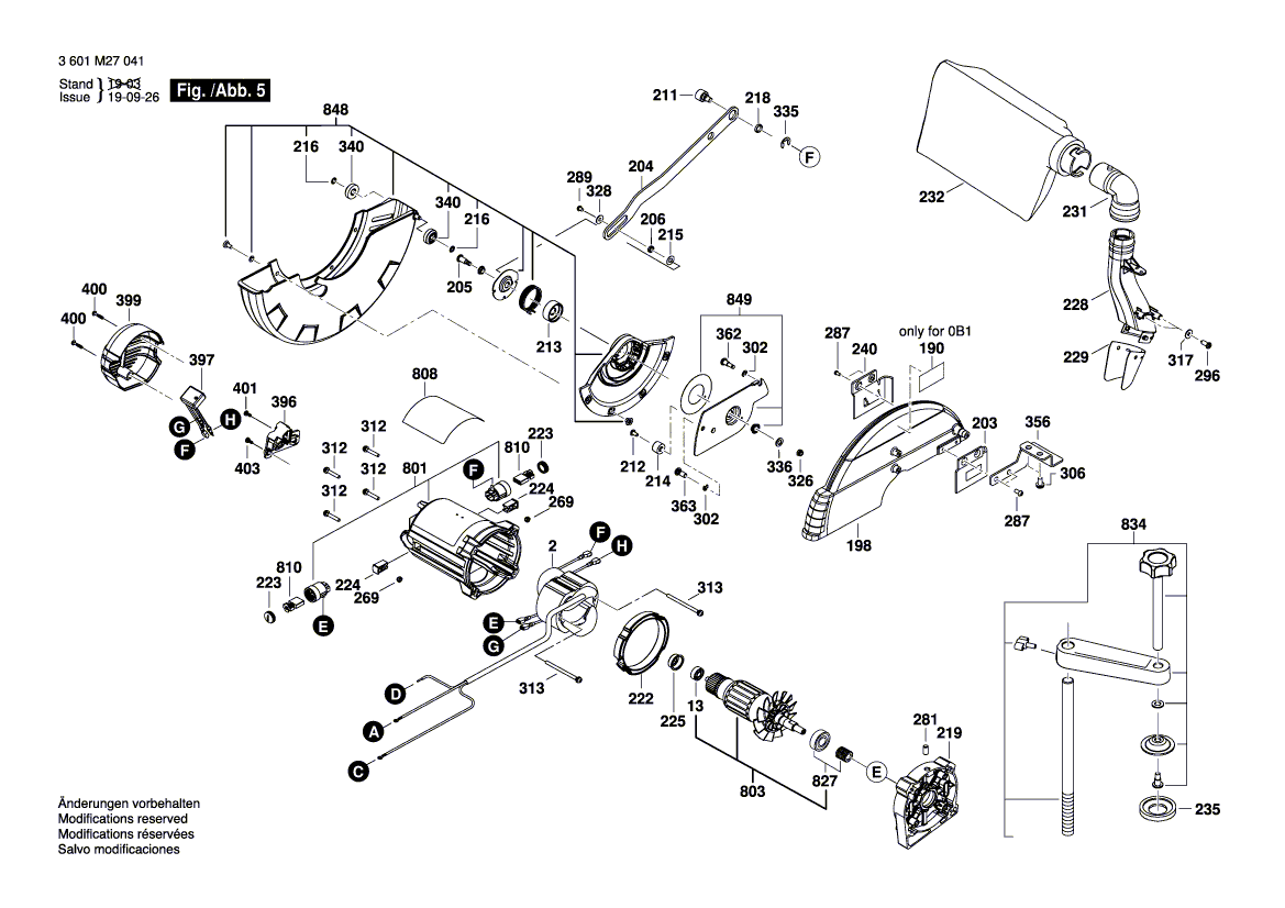 New Genuine Bosch 1609B00294 Cam