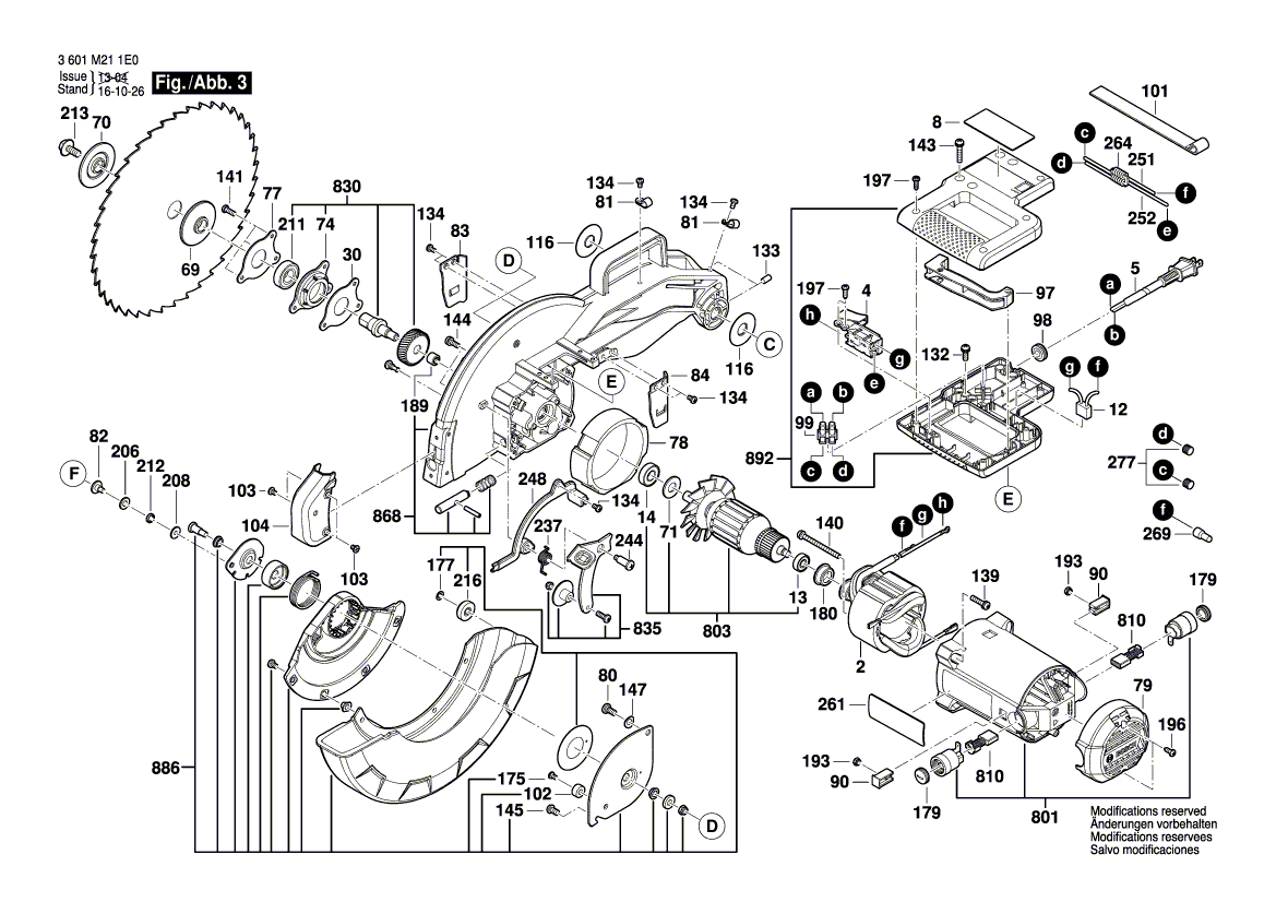 New Genuine Bosch 1609B01710 Gear