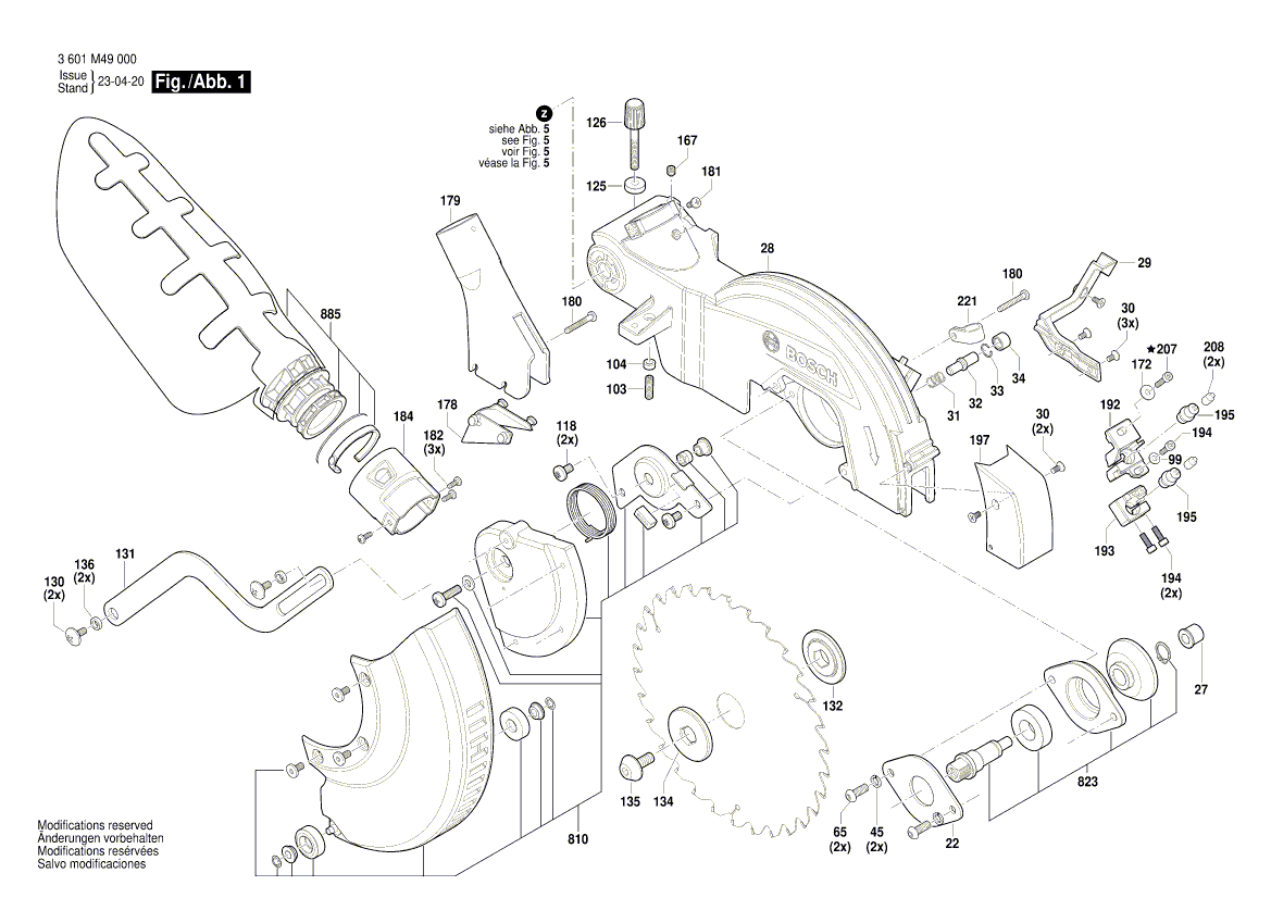 New Genuine Bosch 1609B07653 Shaft