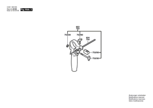 New Genuine Bosch 1613480008 Wing Screw