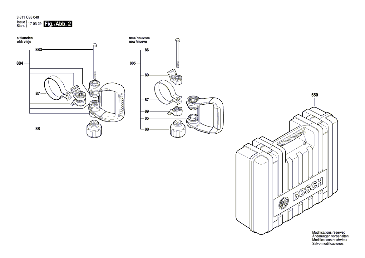 New Genuine Bosch 1614011120 Armature