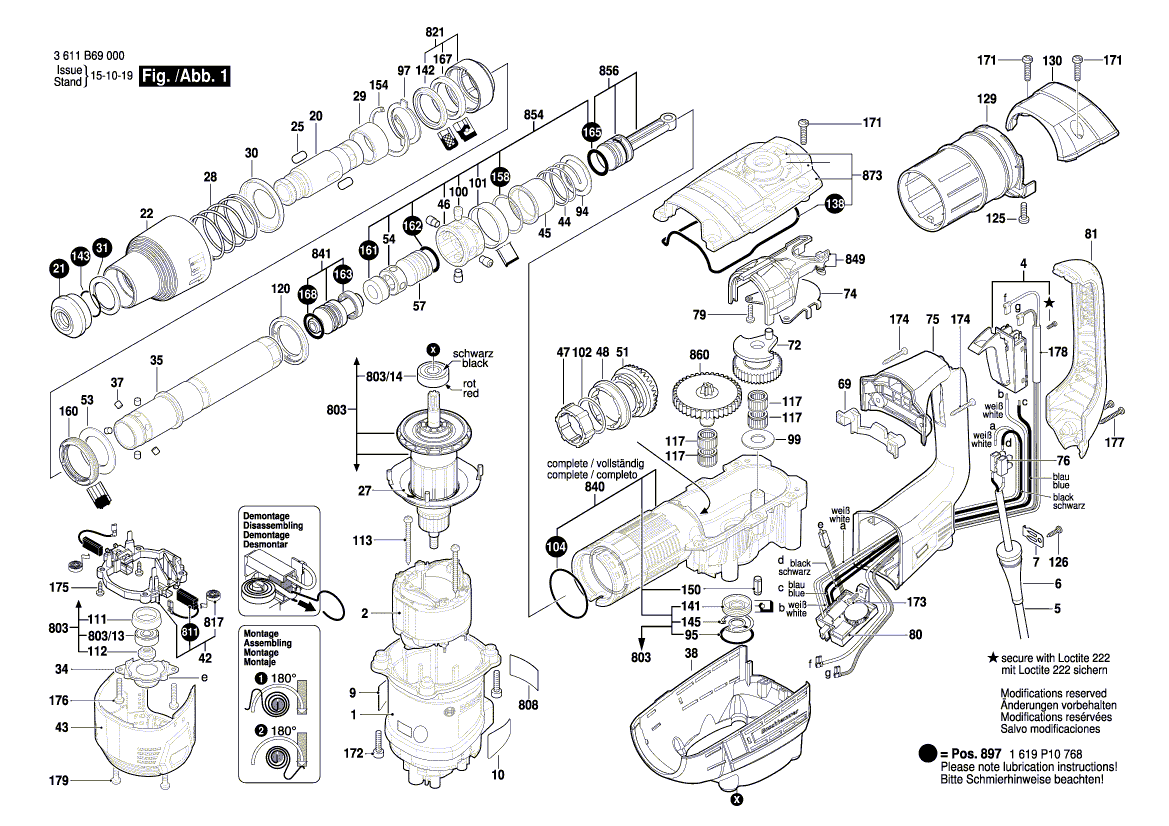 New Genuine Bosch 1619P08323 Field