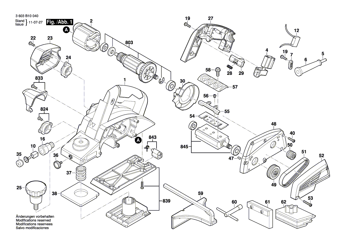 New Genuine Bosch 1619PA2277 Switch