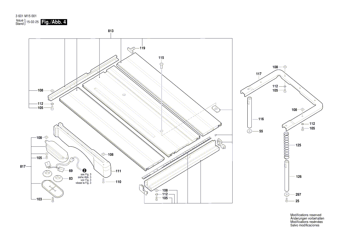 New Genuine Bosch 1619PA4373 Cover