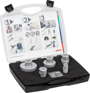 New Genuine Bosch 2608576669 Dry Speed Set, 3-Piece For small angle grinders