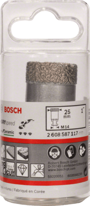 New Genuine Bosch 2608587117 Diamond Cutter Dry Speed