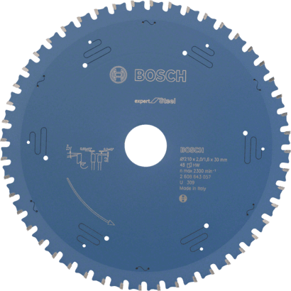 New Genuine Bosch 2608643057 Expert for Steel Circular Saw Blade