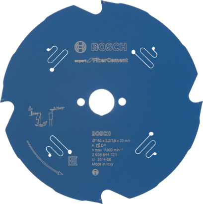 New Genuine Bosch 2608644121 Expert for Fibre Cement Circular Saw Blade