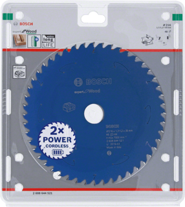 New Genuine Bosch 2608644521 Expert for Wood Circular Saw Blade For Cordless