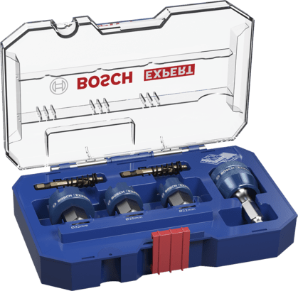 New Genuine Bosch 2608900502 EXPERT Sheet Metal PC Plus Universal Hole Saw Set