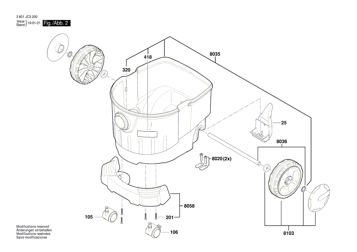 New Genuine Bosch 2609200491 Cover