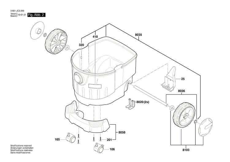 New Genuine Bosch 2609200491 Cover