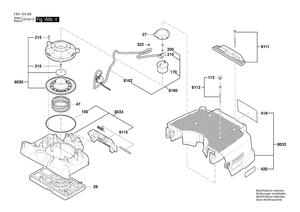 New Genuine Bosch 2609200491 Cover